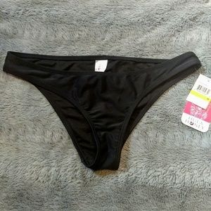 Scrunch bikini bottom - black